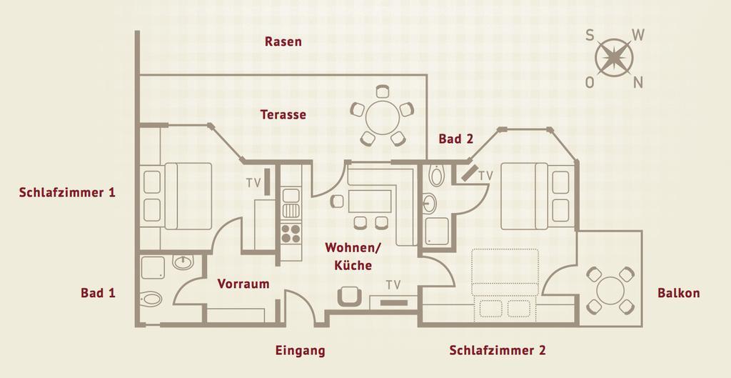 Apartmán Hirschstube Ischgl Pokoj fotografie